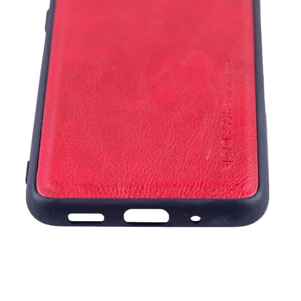 Husa Loomax de protectie pentru Samsung S20 Plus, anti-soc, din piele ecologica, subtire, visiniu