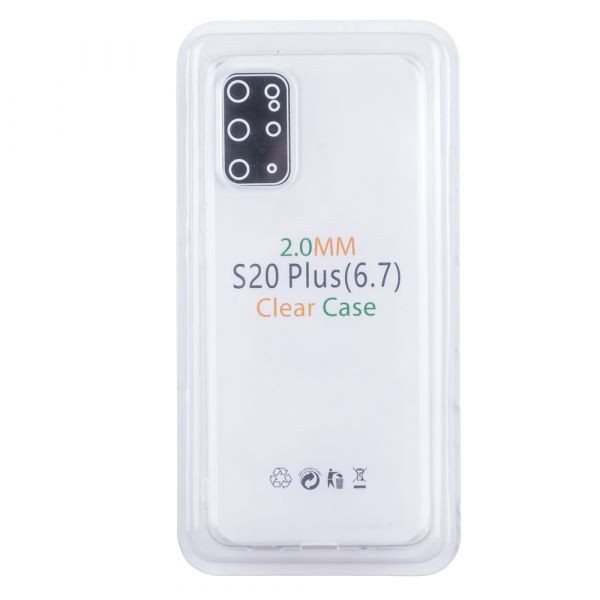 Husa Loomax de protectie pentru Samsung S20 Plus, silicon subtire, 2 mm, transparent
