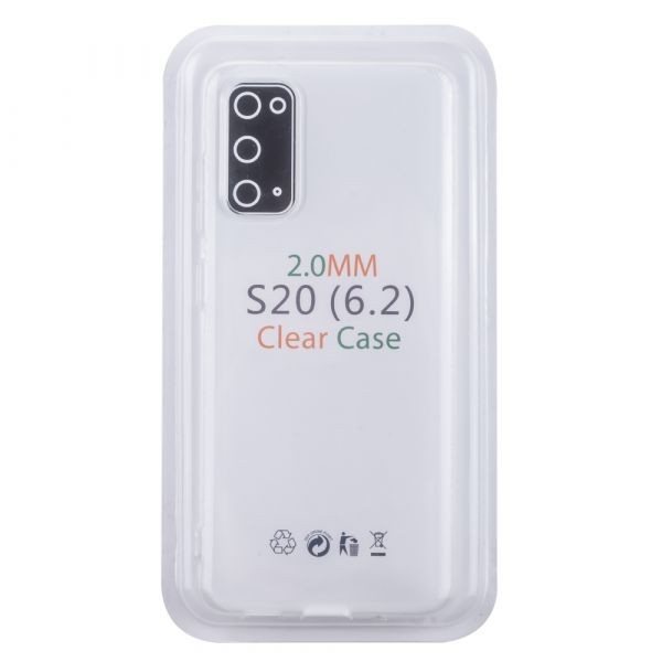 Husa Loomax de protectie pentru Samsung S20, silicon subtire, 2 mm, transparent