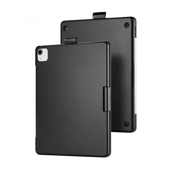 Husa Loomax tip mapa, tastatura Bluetooth, rotire 360 grade cu touchpad, neagra, 10.9/11 inch, cu 6 culori