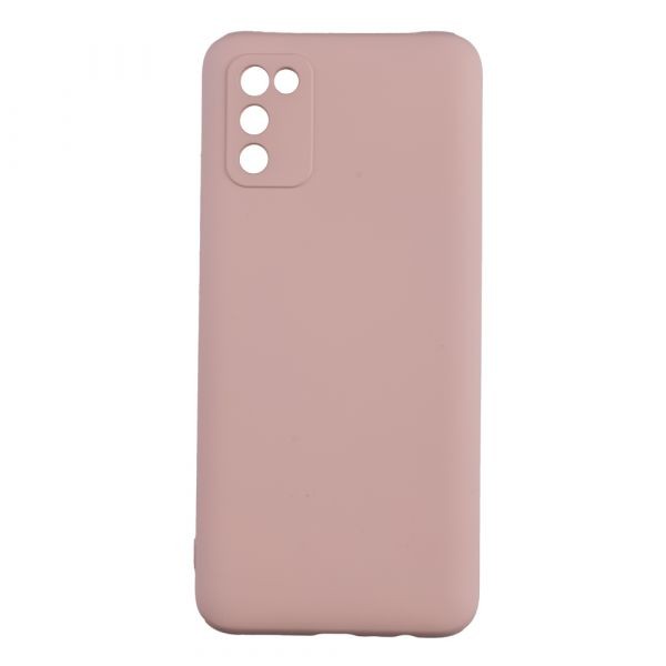 Husa de protectie Loomax, pentru Samsung Galaxy A02S, silicon subtire, bej