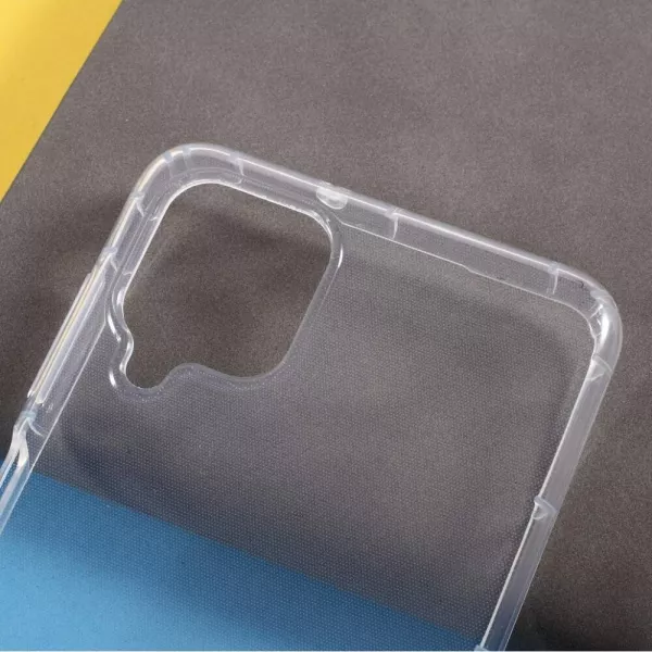 Husa Loomax de protectie pentru Samsung A12 5G, silicon subtire, 2 mm, transparent