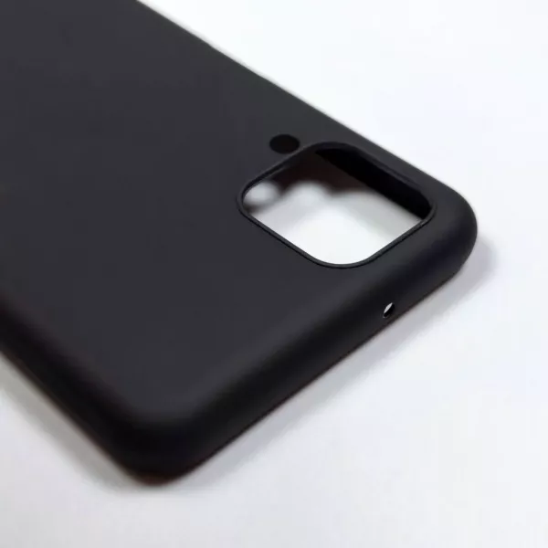 Husa de protectie Loomax, pentru Samsung Galaxy A12, silicon subtire, negru