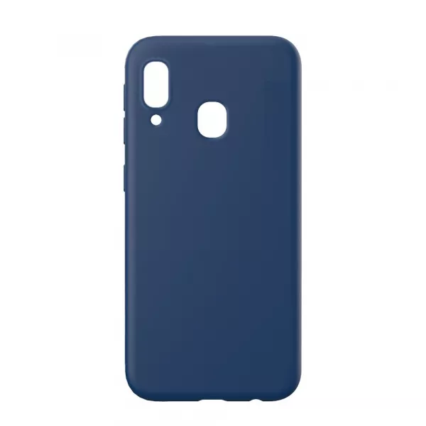 Husa de protectie Loomax, pentru Samsung Galaxy A20E, silicon subtire, albastru