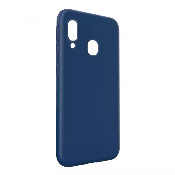 Husa de protectie Loomax, pentru Samsung Galaxy A20E, silicon subtire, albastru