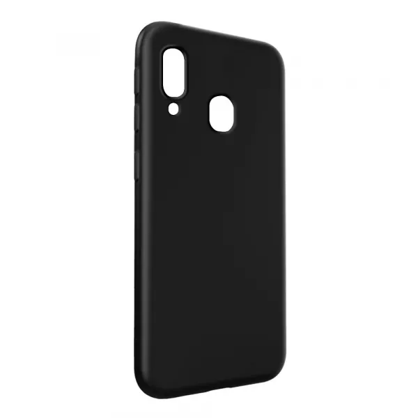 Husa de protectie Loomax, pentru Samsung Galaxy A20E, silicon subtire, negru