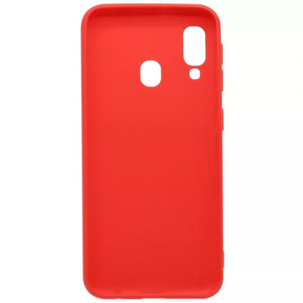 Husa de protectie Loomax, pentru Samsung Galaxy A20E, silicon subtire, rosu