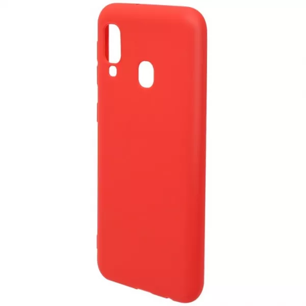 Husa de protectie Loomax, pentru Samsung Galaxy A20E, silicon subtire, rosu