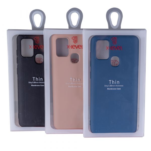 Husa de protectie Loomax pentru Samsung A21S Ultra, Silicon Subtire, Rosie