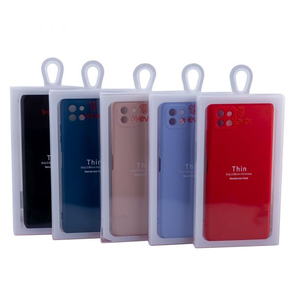 Husa de protectie Loomax, pentru Samsung Galaxy A22 5G, silicon subtire, rosu