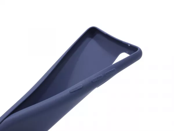 Husa de protectie Loomax, pentru Samsung Galaxy S20, silicon subtire, albastru