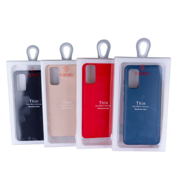 Husa de protectie Loomax, pentru Samsung Galaxy S20, silicon subtire,  bej