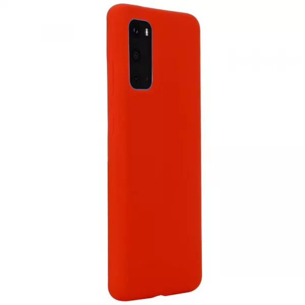 Husa de protectie Loomax, pentru Samsung Galaxy S20, silicon subtire, rosu