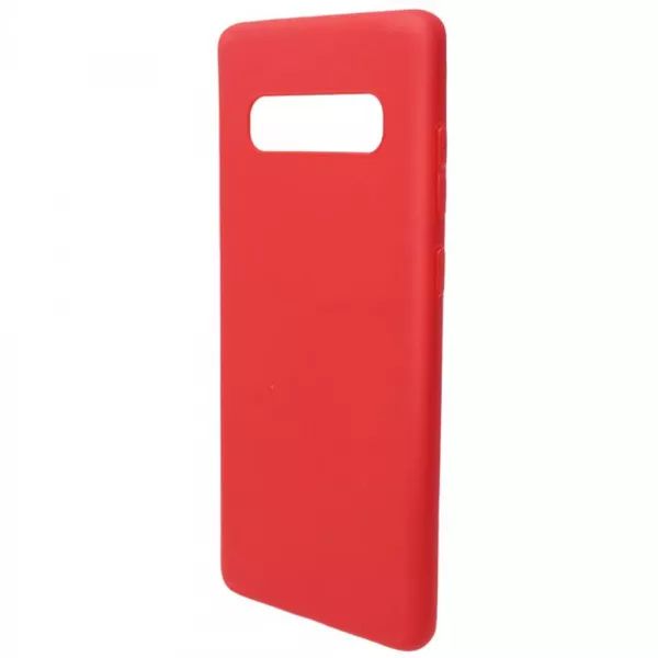 Husa de protectie Loomax pentru Samsung S10 Plus, Silicon Subtire, Rosie
