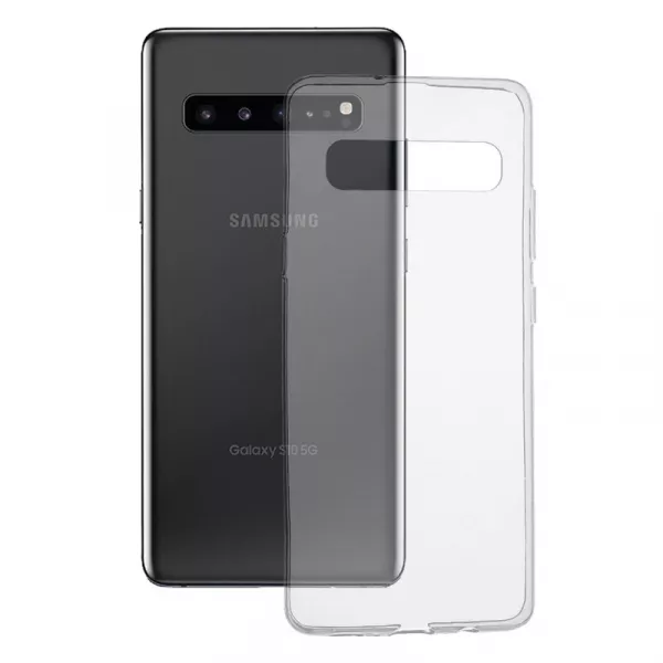 Husa Loomax de protectie pentru Samsung S10, silicon subtire, 2 mm, transparent