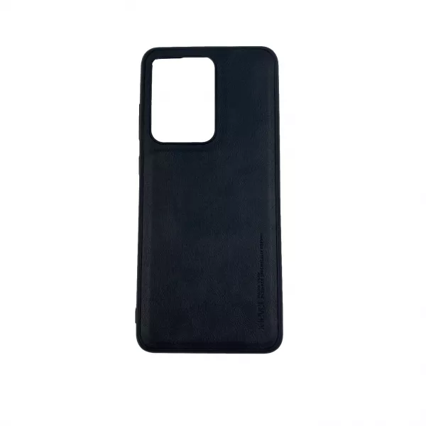 Husa Loomax de protectie pentru Samsung S20 Ultra, anti-soc, din piele ecologica, subtire, negru