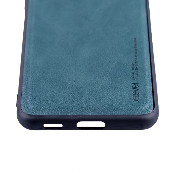 Husa de protectie Loomax, Samsung Galaxy S21 Ultra, piele ecologica, verde