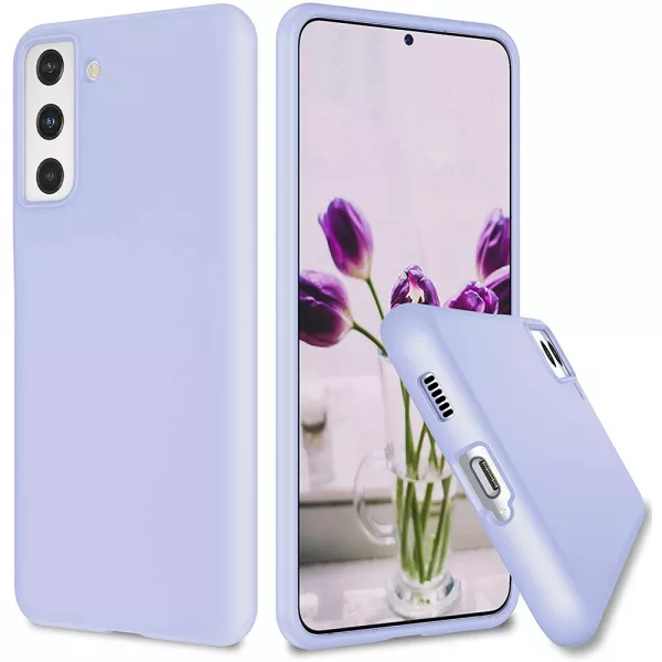 Husa de protectie Loomax pentru Samsung S21, Silicon Subtire, Lilac