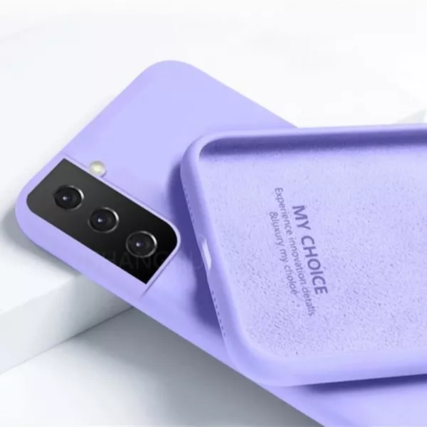 Husa de protectie Loomax pentru Samsung S21, Silicon Subtire, Lilac