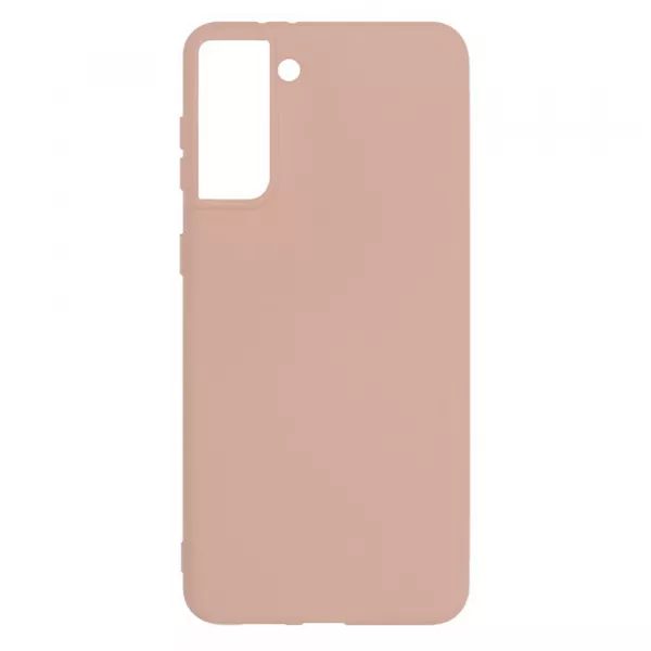 Husa de protectie Loomax, Samsung Galaxy S21 Plus, silicon subtire, bej
