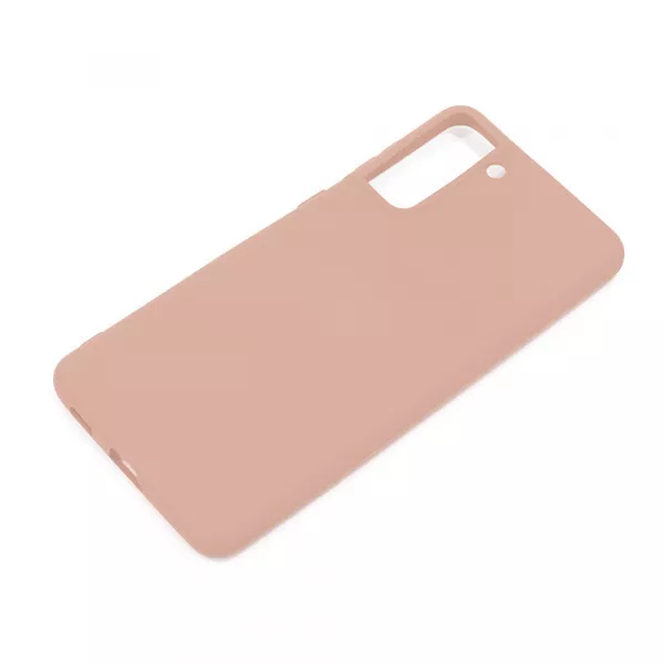 Husa de protectie Loomax, Samsung Galaxy S21 Plus, silicon subtire, bej