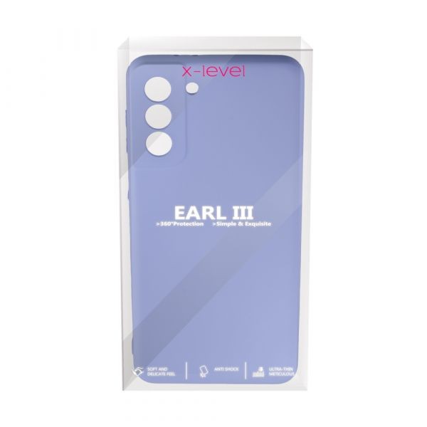 Husa de protectie Loomax, pentru Samsung Galaxy S21 Plus, silicon subtire, lilac