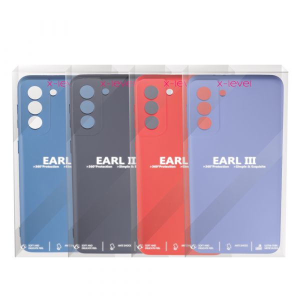 Husa de protectie Loomax, pentru Samsung Galaxy S21 Plus, silicon subtire, rosu
