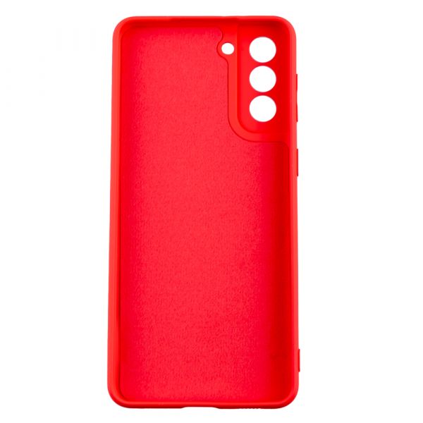 Husa de protectie Loomax, pentru Samsung Galaxy S21 Plus, silicon subtire, rosu