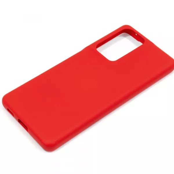 Husa de protectie Loomax pentru Samsung S21 Ultra, Silicon Subtire, Rosie