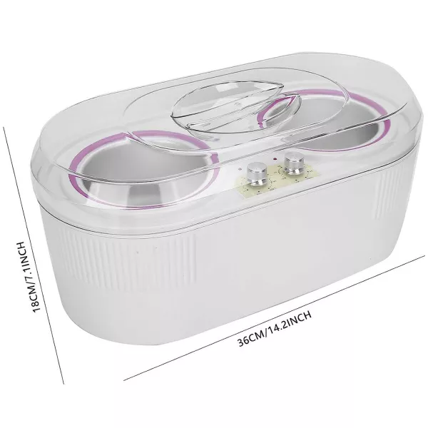 Incalzitor ceara, Lila Rossa, cu 2 cuve, 500ml + 800ml 