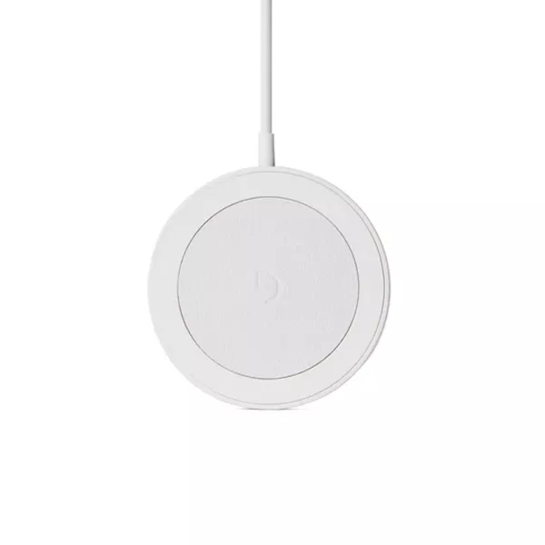 Incarcator Decoded, fara fir, magnetic, compatibil Apple, MagSafe, 15 W, alb
