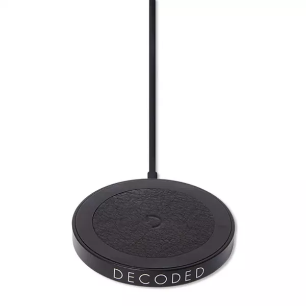 Incarcator Decoded, fara fir, magnetic, compatibil Apple, MagSafe, 15 W, negru