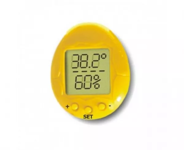 Incubator de oua Puisor, afisarea temperaturii si umiditatii, cu intoarcere manuala, pentru 70 oua gaina