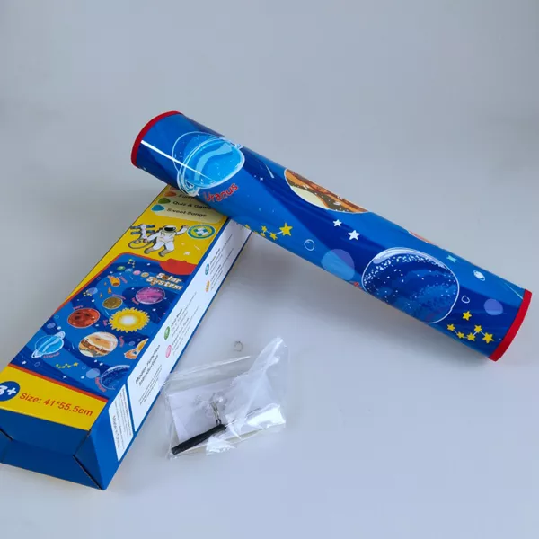 Jucarii interactive Karemi, jocuri educative audio in limba engleza, sistemul solar, fara baterii incluse
