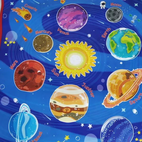 Jucarii interactive Karemi, jocuri educative audio in limba engleza, sistemul solar, fara baterii incluse
