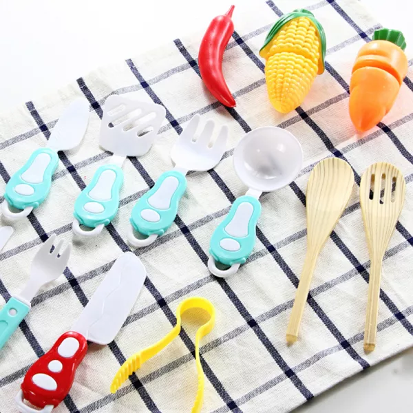 Bucatarie Dubla Completa Multifunctionala Karemi, Chiuveta cu Circuit de Apa, Masina de Spalat Vase, Cuptor, Oala sub Presiune, Ustensile, Produse, Legume, Lumini si Sunete, 42 piese, Roz / Portocaliu