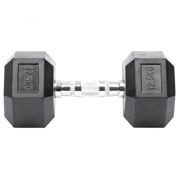 Gantera dumbbell Karemi, hexagon, 12,5 kg
