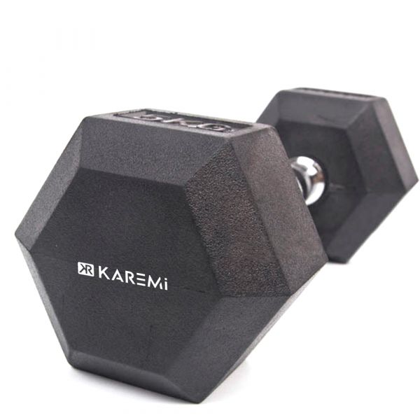 Set gantere dumbbell Karemi, hexagon, 2 x 5 kg