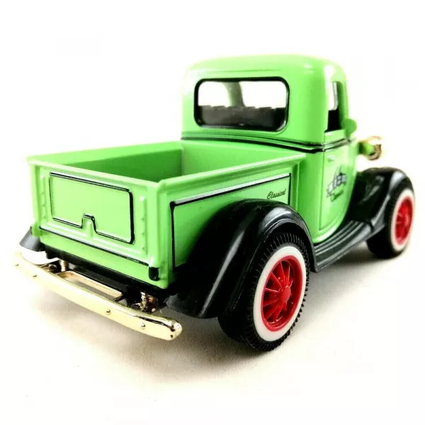 Masina de jucarie Karemi, de epoca, cu lumini si sunete, verde, nr 11, 12x6x6 cm