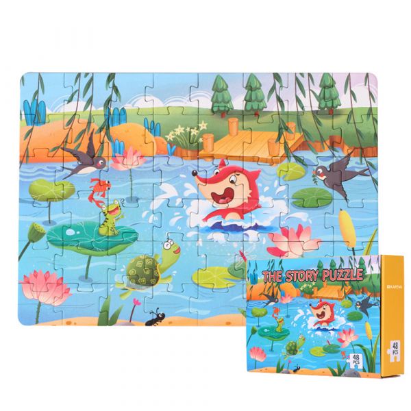 Puzzle Karemi, Testoasa Inteligenta, 48 piese, nr 05