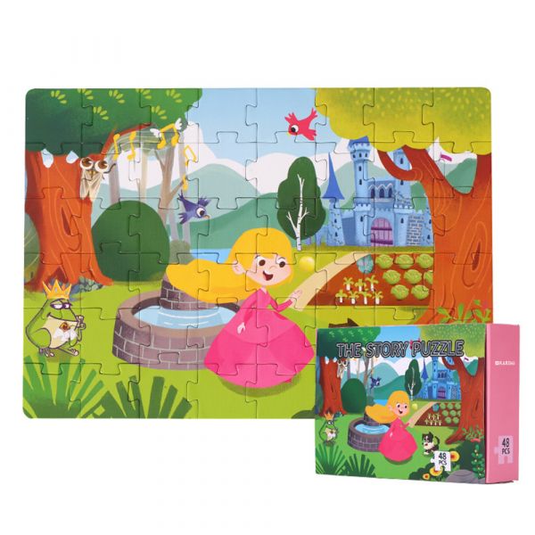 Puzzle Karemi, Printul Broscoi, 48 piese, nr 10
