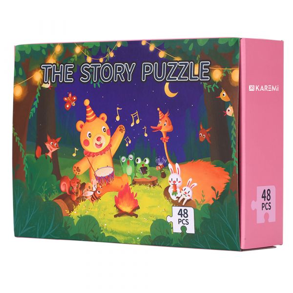 Puzzle Karemi, Petrecerea muzicala a lui Benbenxiong, 48 piese, nr 18