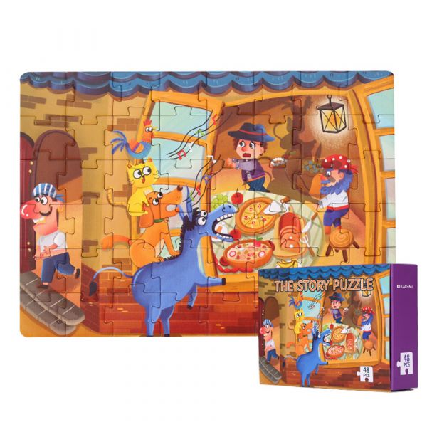 Puzzle Karemi, Casa de muzica a lui Leme, 48 piese, nr 19