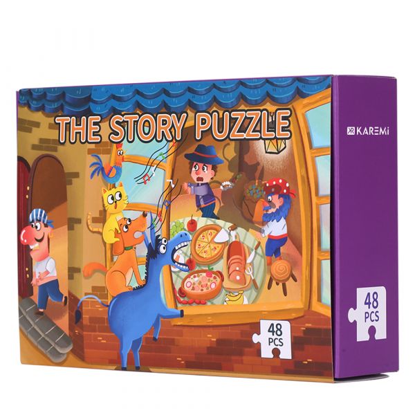 Puzzle Karemi, Casa de muzica a lui Leme, 48 piese, nr 19