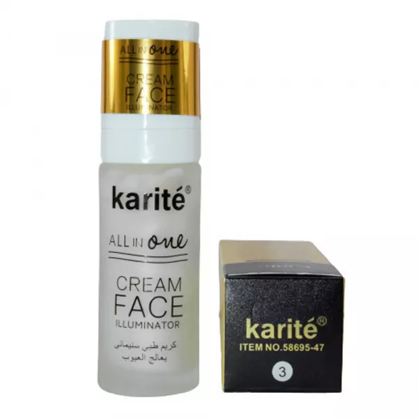 Iluminator crema Karite, All in One, 50 ml, nuanta 03