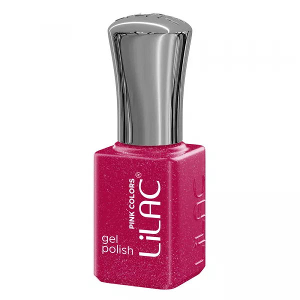 Kit oja semipermanenta, 12 oje Lilac, Pink colors, 10 culori + base coat + top coat