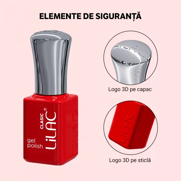 Kit oja semipermanenta, 12 oje Lilac, Pink colors, 10 culori + base coat + top coat
