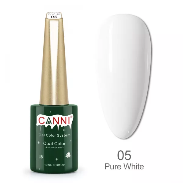 Kit oja semipermanenta Canni, colectie de Craciun, 17 culori, 1 gypsum gel, Catalog culori