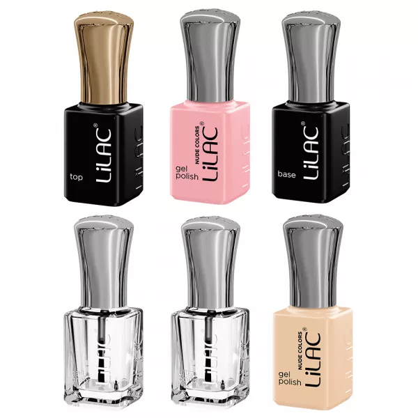 Kit oja semipermanenta Lilac Nude 6 oje #5