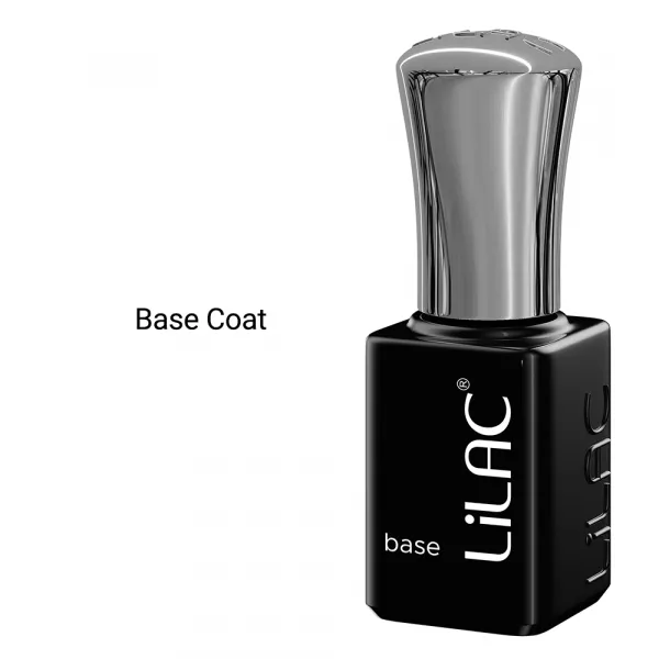 Kit oja semipermanenta Lilac, Pastel colors, 12 oje, 10 culori, base coat, top coat